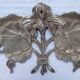Two bronze ornaments furniture floral decoration early 20th century