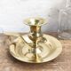 Brass cellar rat candle holder