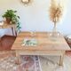 Table basse en noyer