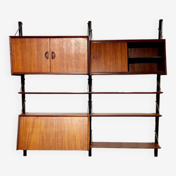 Vintage design modular wall unit