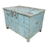 Antique Burmese teak dowry chest