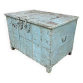 Antique Burmese teak dowry chest