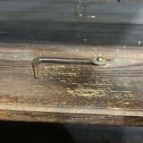 Bressane wardrobe of Louis XV period in walnut and walnut magnifying glass 18th