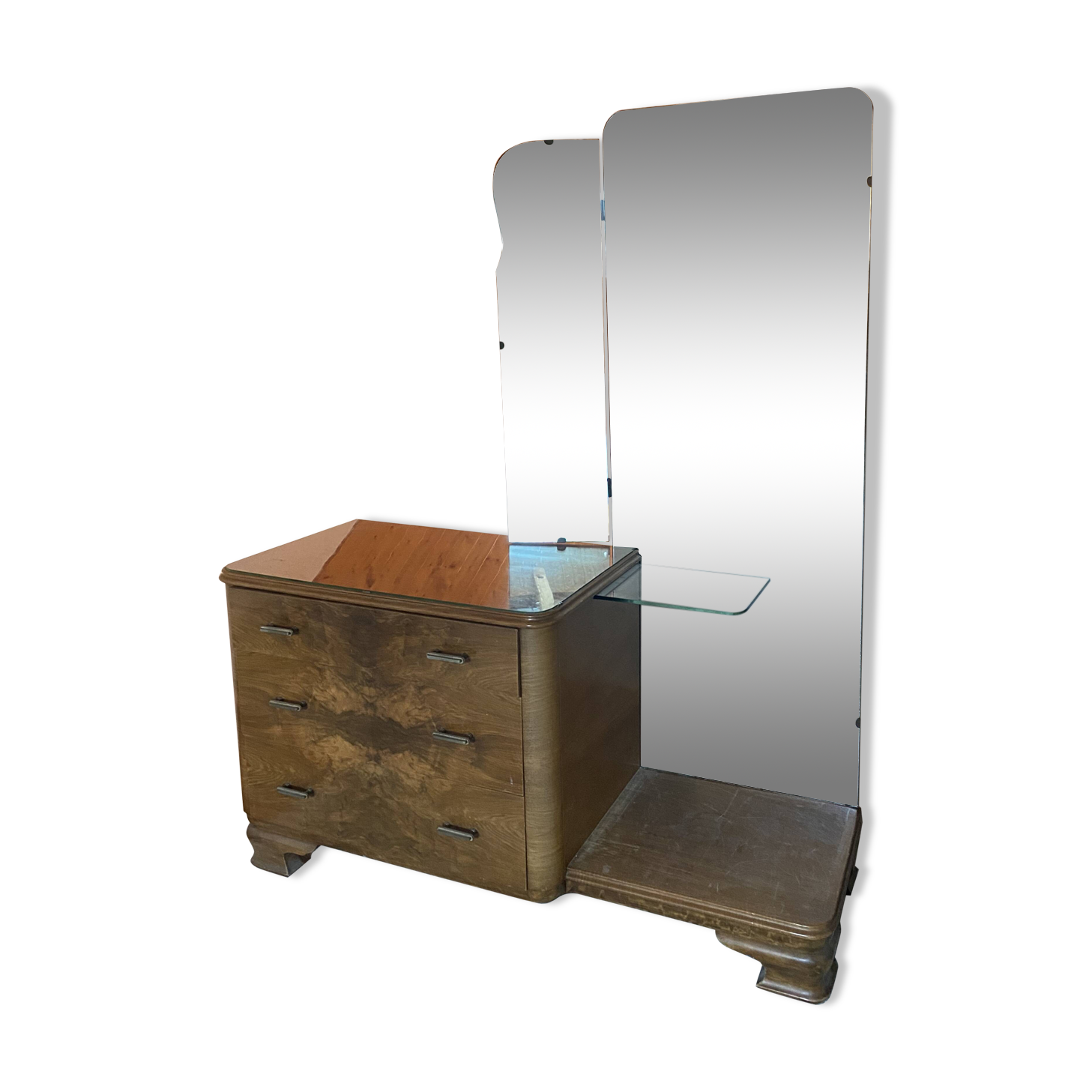 Art Deco mirrored chest of drawers