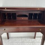 Mahogany cylinder secretary