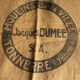 Jute Toile Bag Black Ink Mills of the Thunder City