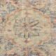 Apricot Tones Pastel Handwoven Turkish Vintage Carpet Rug, 177x273 Cm