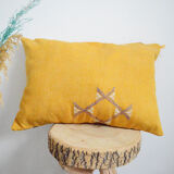 Moroccan cactus silk pillow
