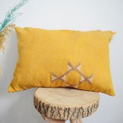 Moroccan cactus silk pillow