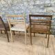 Set of 4 René Gabriel chairs
