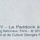 Lithographie Ektachrome, Le Paddock à Deauville de Raoul Duffy. 1960.
