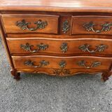 Beautiful Louis XV style crossbow chest of drawers