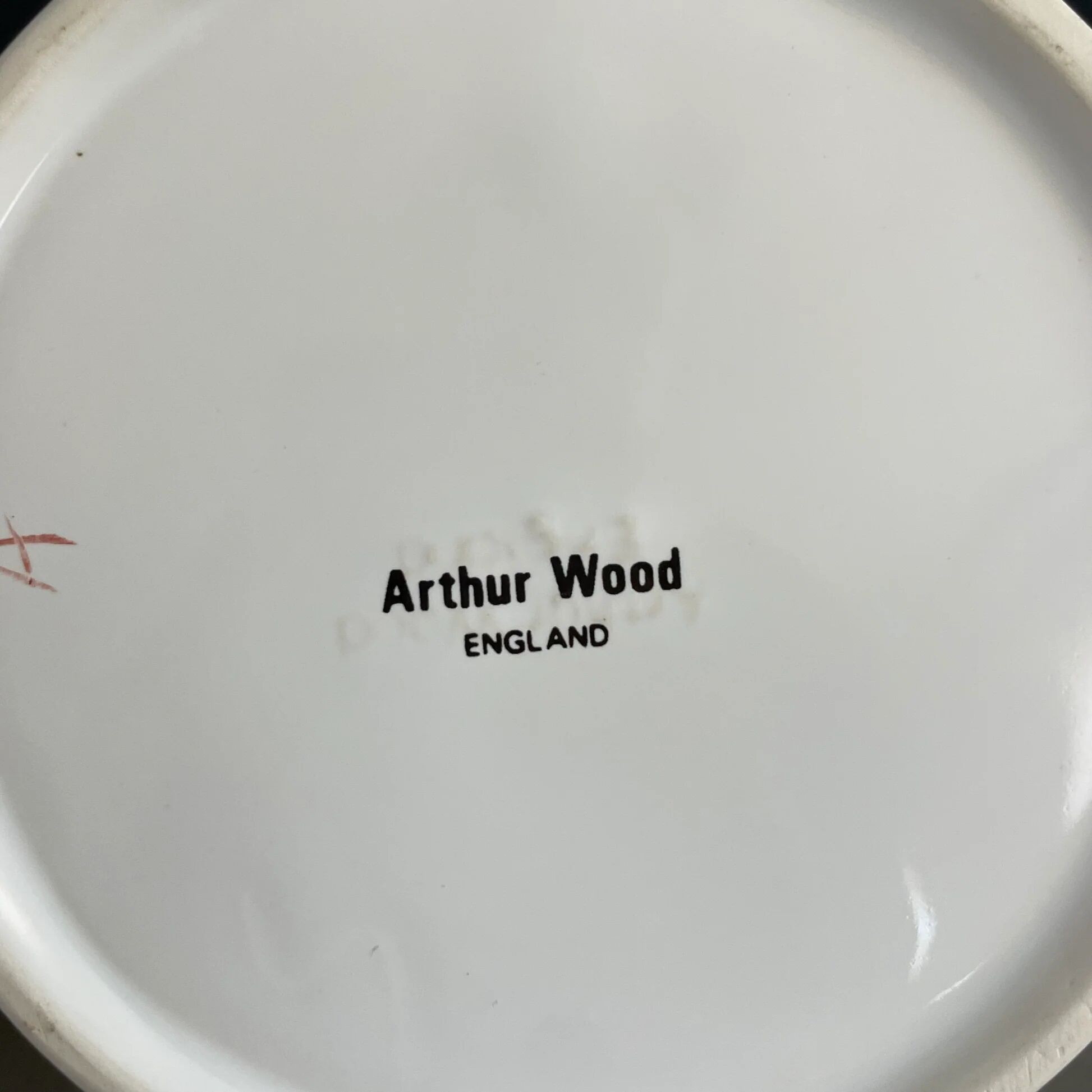 English teapot Arthur Wood in porcelain