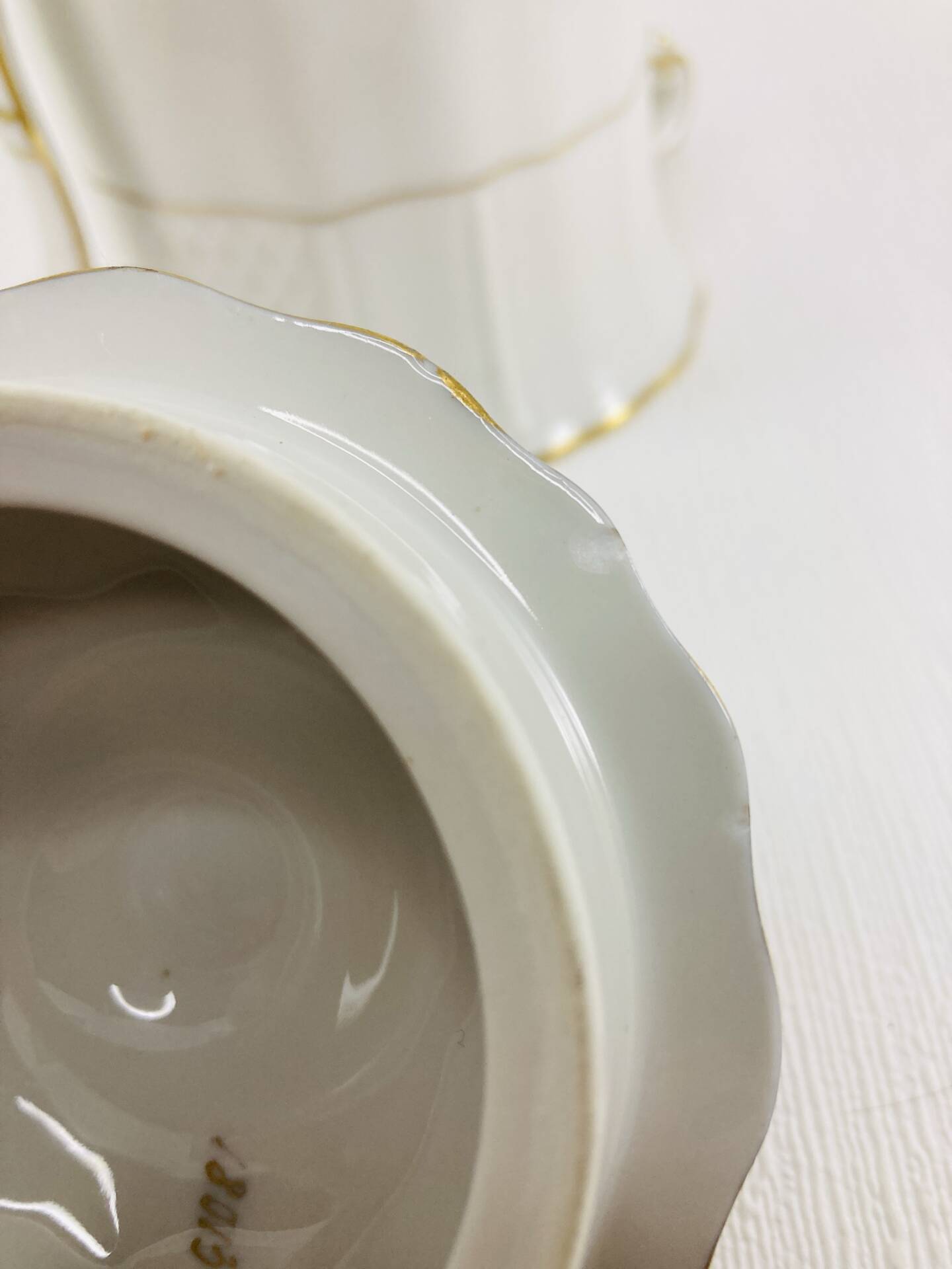 Sugar Bowl Covered Limoges Porcelain Bernardaud B&C Malmaison Service