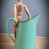 Green enamelled broc