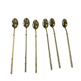 Box with gold-plated Mazagran spoons