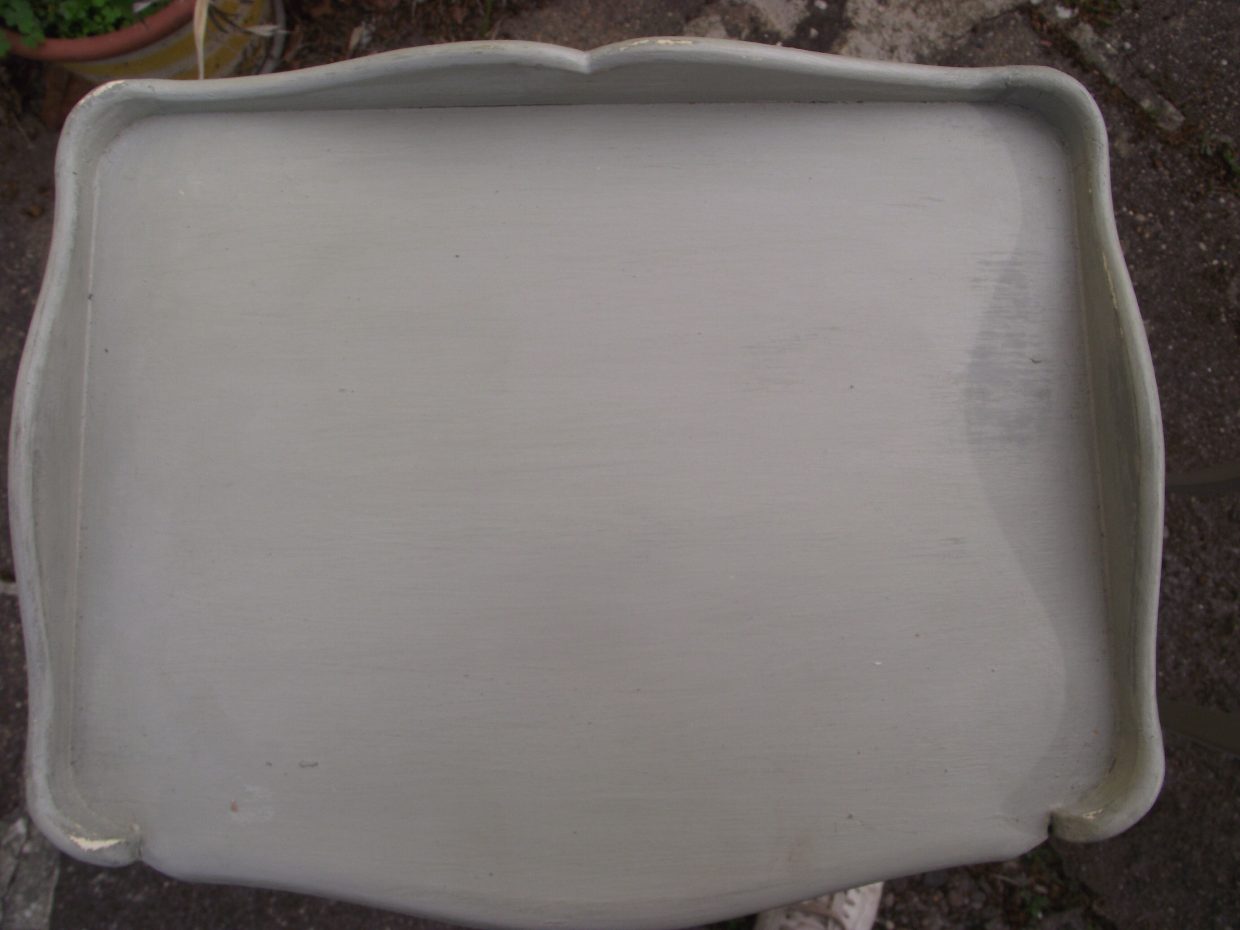 Pair of painted louis xv style bedside tables