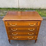 Louis XV chest of drawers in solid wood
