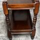Mahogany side table, made in the United Kingdom