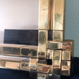 Vintage Mirror By Massimo Scolari For Valenti 1970s 49x90cm