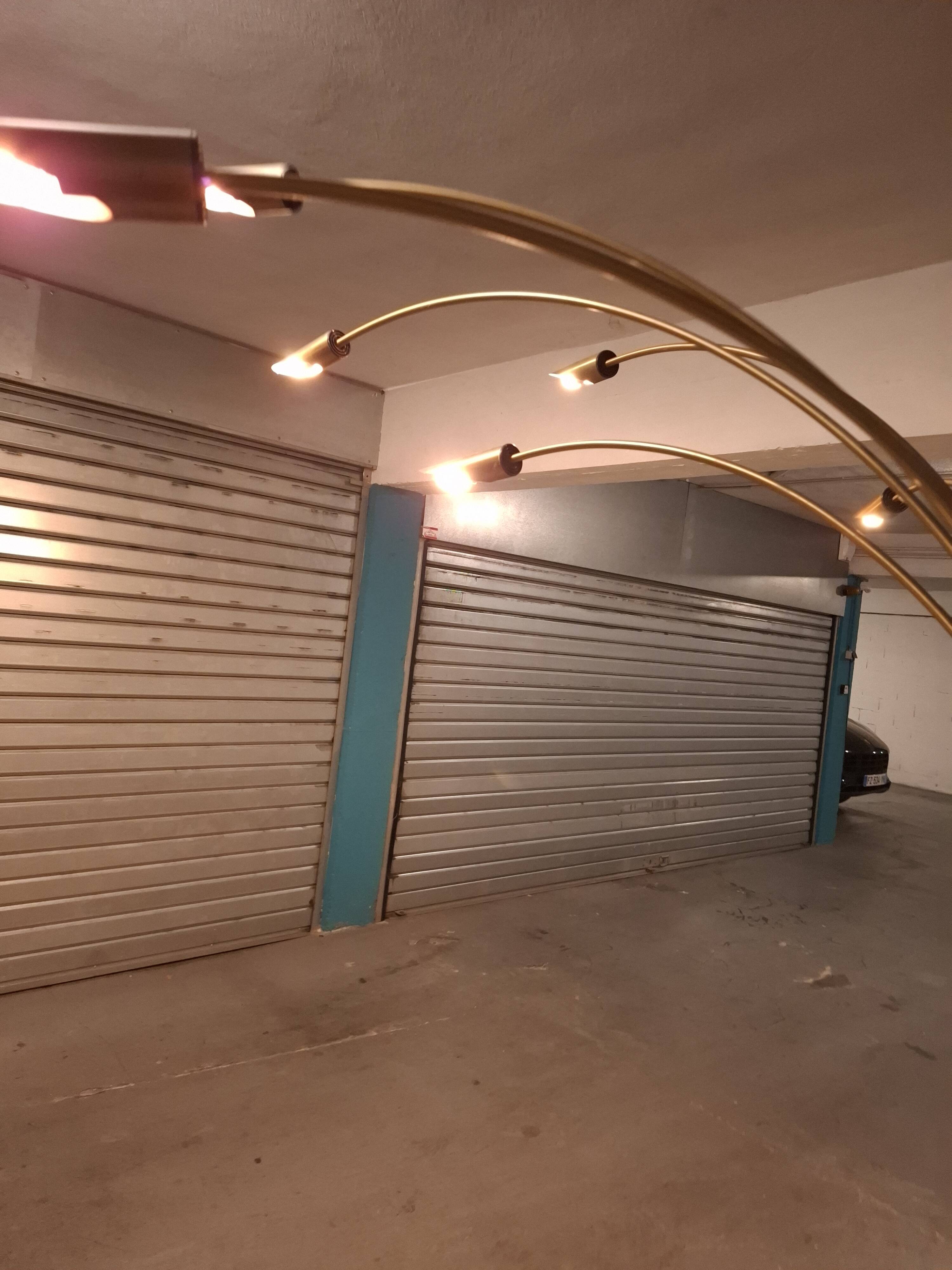 Arc floor lamp 6 branches 70's, italy
