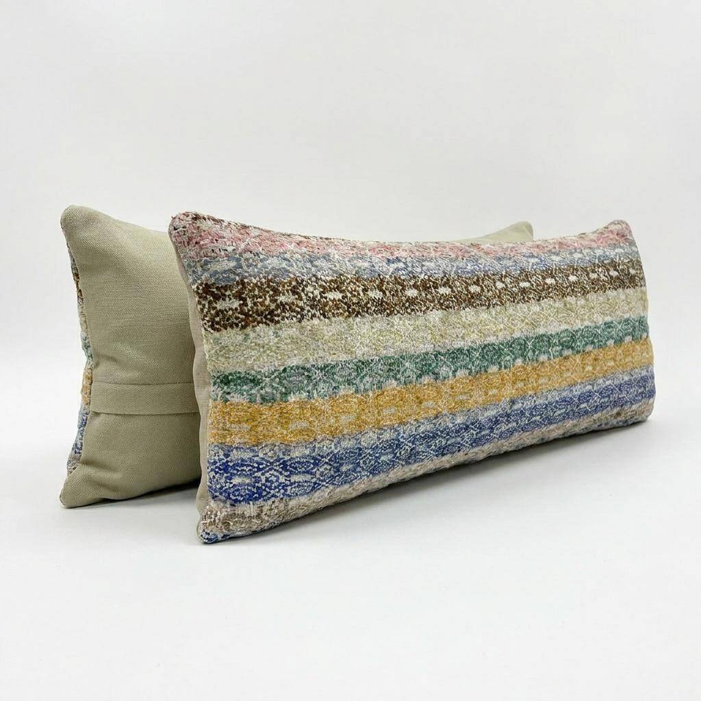 Vintage kilim cushion cover 43x127 cm