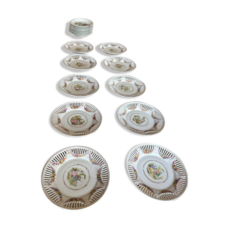 Porcelain dessert plates - 1950