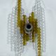 Wall lamp in Murano glass Italy Poliarte 1970s