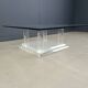 Table basse ou table d'appoint en lucite, années 1970
