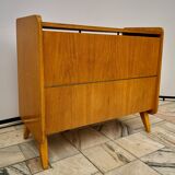 Vintage Bedding Cabinet 1960s Czechoslovakia