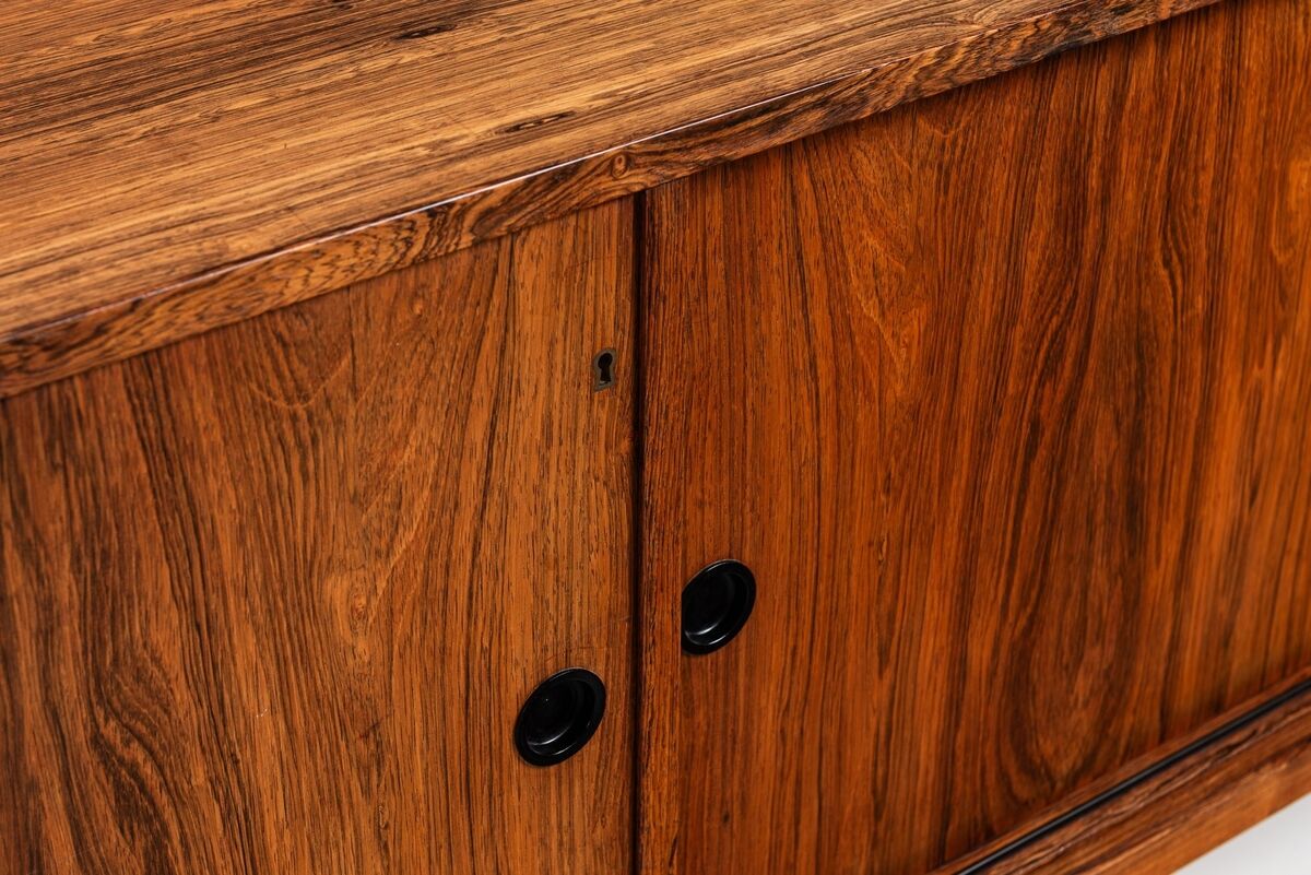 Unusual highboard or sideboard in rosewood Denmark 1967