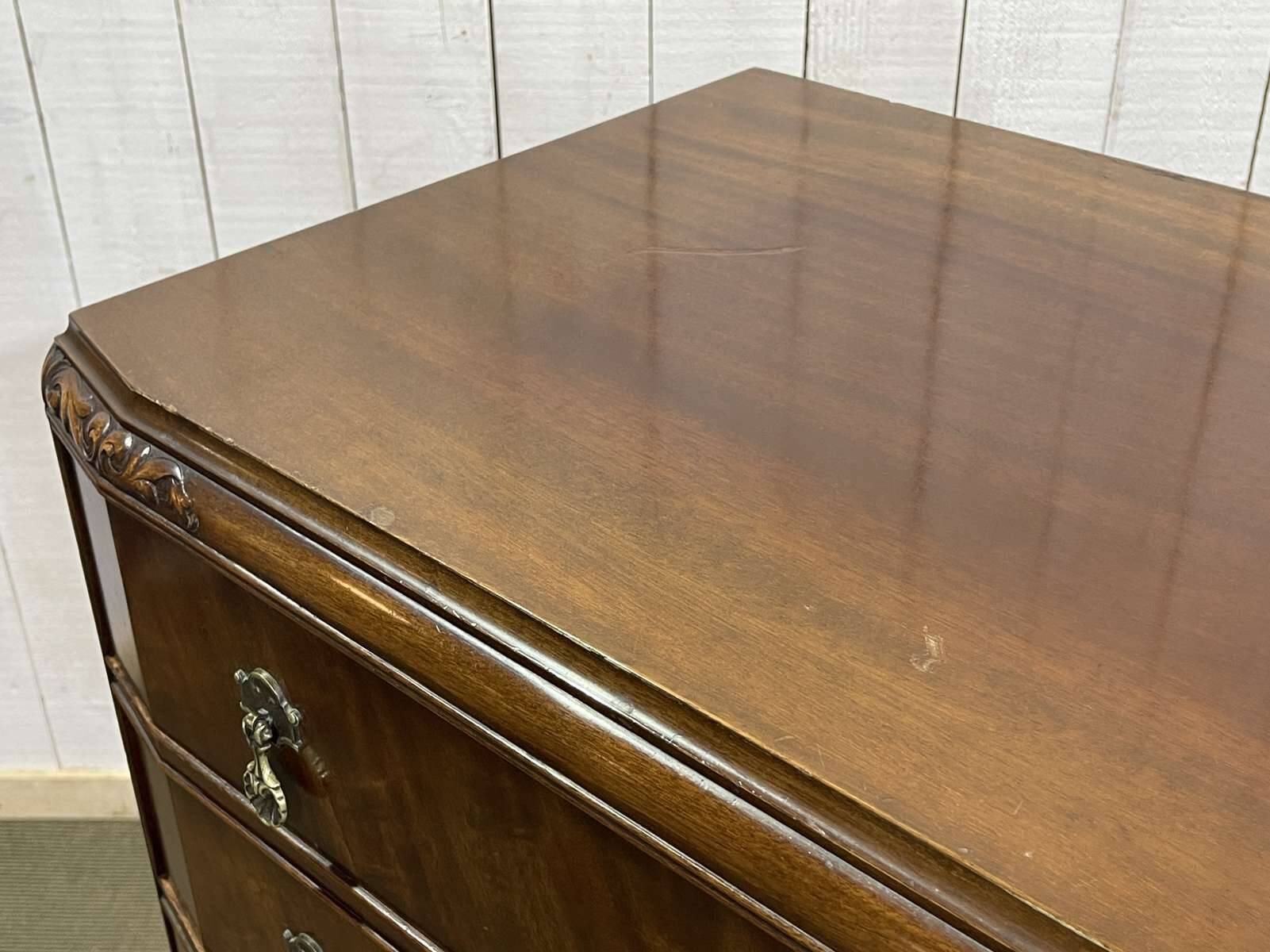 English mahogany sideboard from the 1930s with 2 drawers