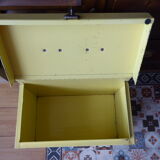 COLUMBIA - suitcase vintage 50/60s yellow metal Binder