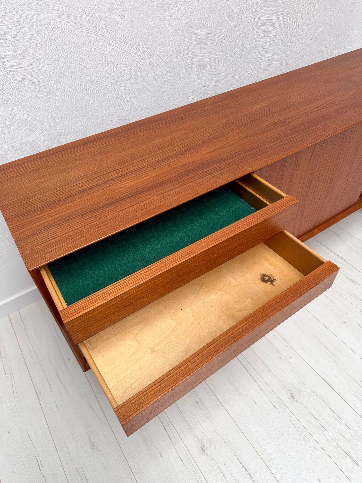 1960s vintage Gunni Omann model 18 Danish design teak sideboard for Omann Jun