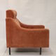 Paire de fauteuils cube en velours style Italien années 70