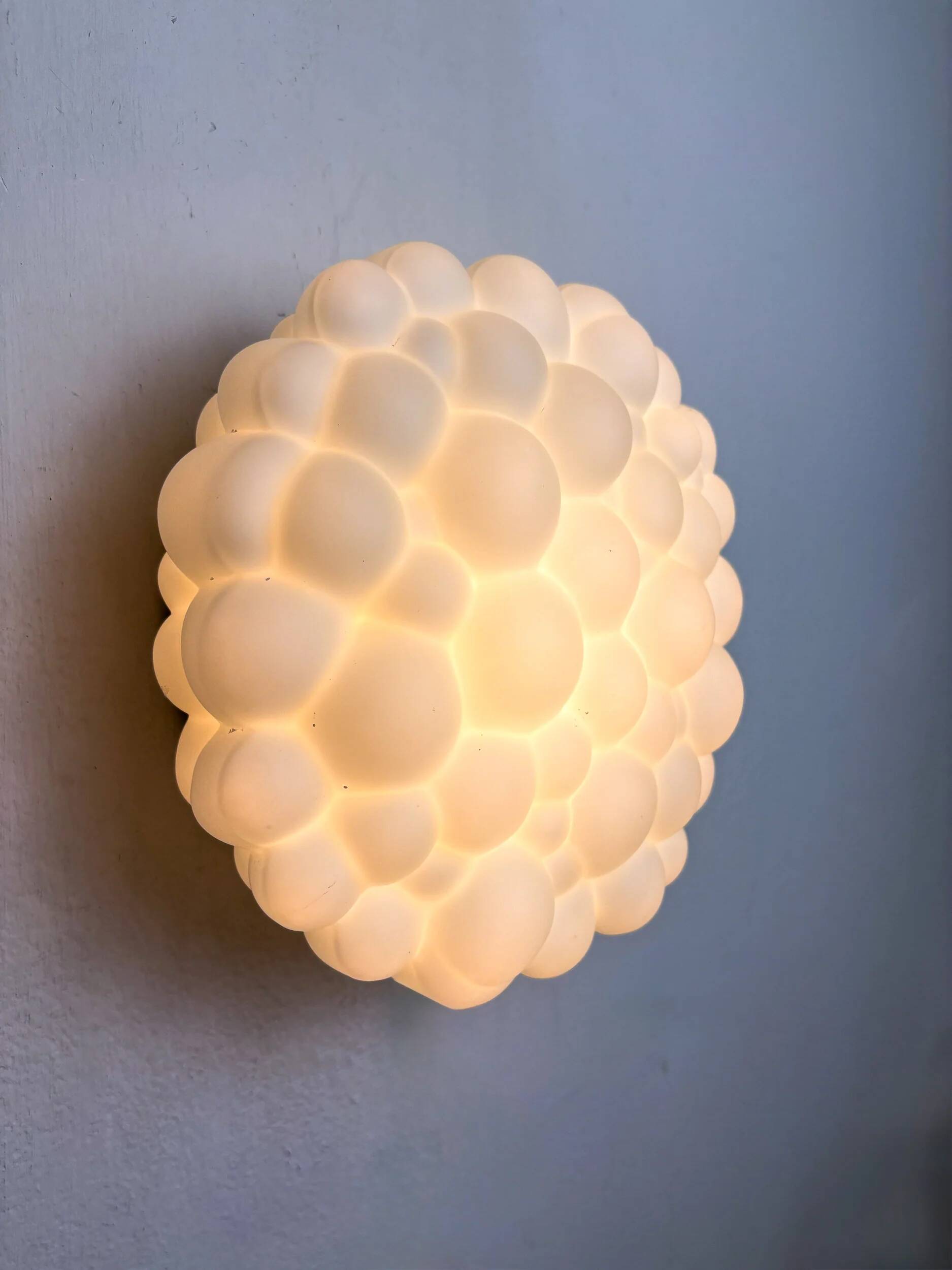 Bubbles wall lamp by Helena Tynell for Limburg, Germany, 1970
