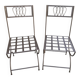 Vintage wrought iron chairs