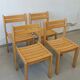 Set of beech chairs