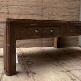 Burmese teak coffee table