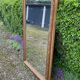 Old plastered and gilded wooden mirror 138x84