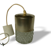 Chandelier / glass and sheet metal Suspension