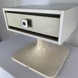 Pair of bedside tables, vintage tulip feet