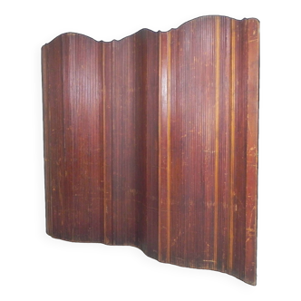 SNSA room divider with pine slats in Baumann style, 1950s