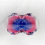 1960's Art Glass Bowl by Designer Josef Hospodka, Czechoslovakia