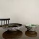 Duo caches vintage ceramic pots 50s