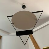 Lamp Italian design inverted triangle Mario Botta year 80