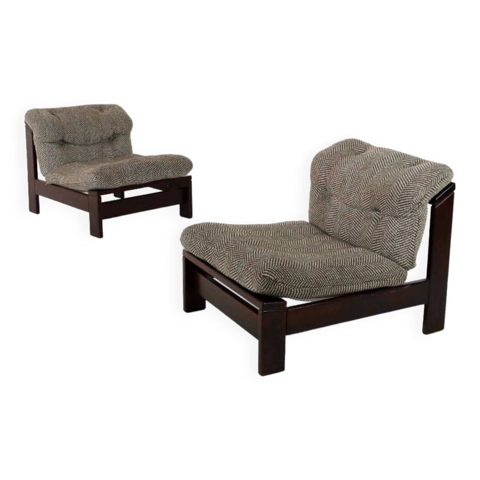 Set of Two Brazilian Armchairs by Móveis Cimo 1970s