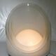 Large vintage white glass lamp model LT300 by Carlo Nason for Mazzega.