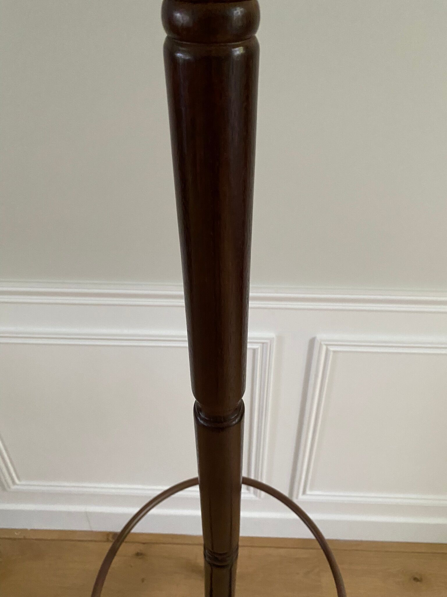 Vintage curved wooden parrot coat rack