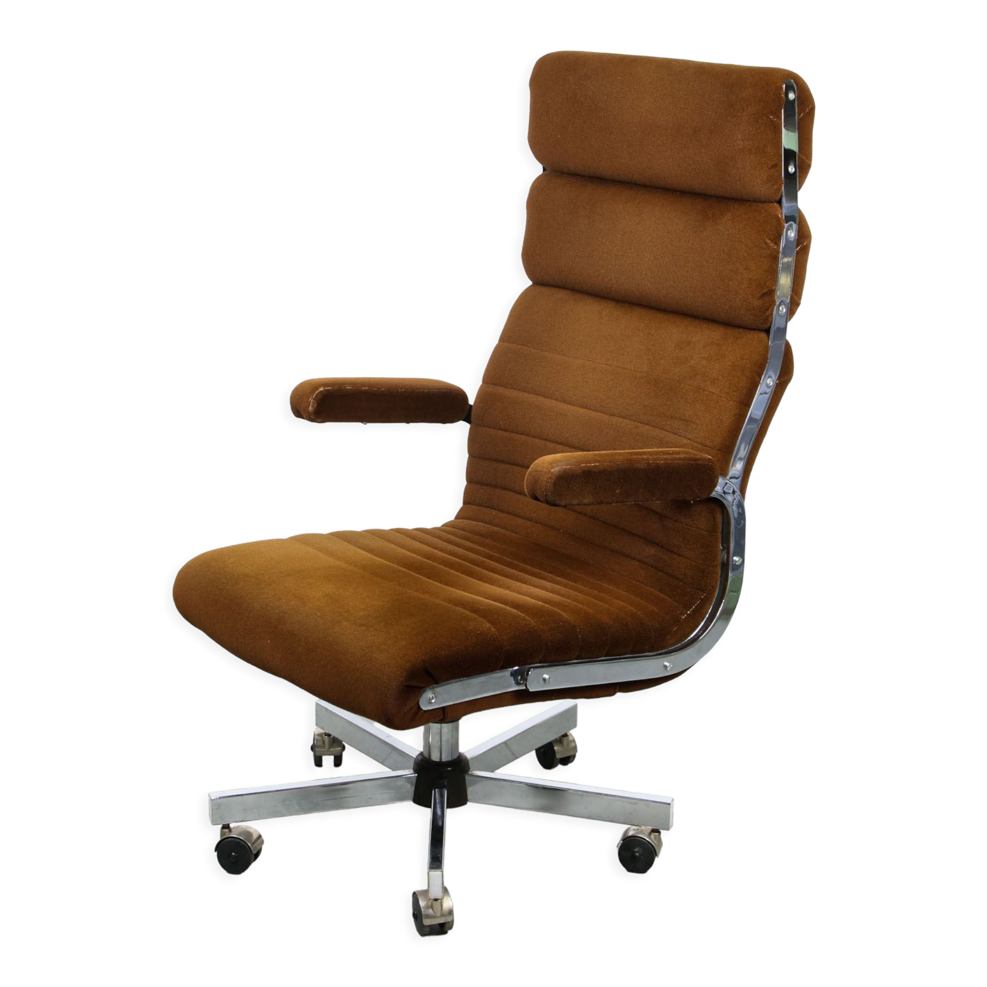 Chaise de direction vintage soft pad, années 80